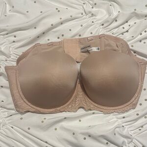 Torrid Women's Nude Lace Strapless Bra